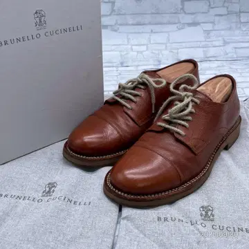 BRUNELLO CUCINELLI 브라운 캐주얼 슈즈 39 브루넬로