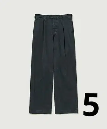 오라리 ProductDyedFinxChinoOneTuckPants