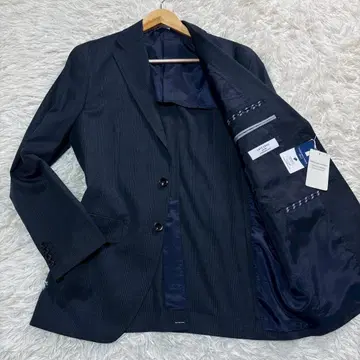 미사용 보관품 CAFE SOHO 네이비 테일러드 자켓 2B A6