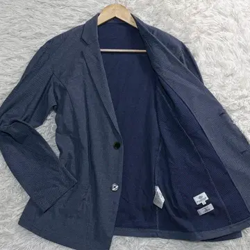 BEAMS HEART 블루 계열 테일러드 자켓 2 버튼 46