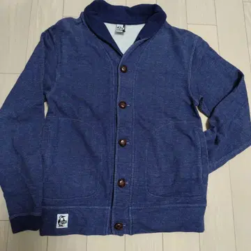 CHUMS 네이비 버튼 자켓