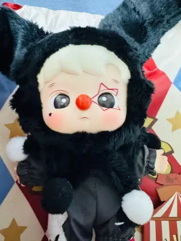 WHY SO SERIOUS 봉제 인형 펜던트 하치푸푸 와이소시리어스