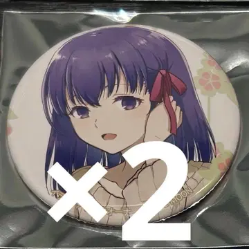 영 에이스 Fate HF 캔뱃지 마토 사쿠라 캔뱃지 2개
