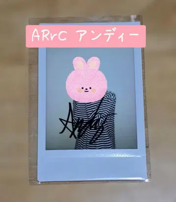 ARrC 앤디 사인 포함 폴라로이드