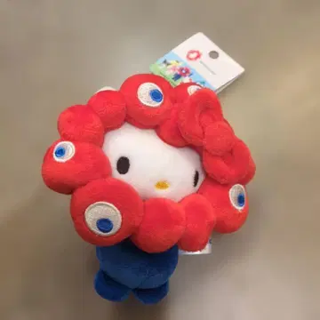 산리오 만박 카라비너 봉제 인형 키링 키티