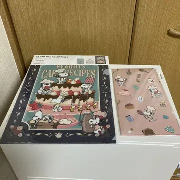 미사용 새상품 애프터눈 티 스누피 클리어 파일 티켓 홀더