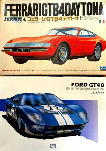 페라리 GTB4 데이토나 & 포드 GT40 프라모델