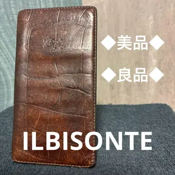 ILBISONTE 일비종떼 올 레더 크로코 엠보싱 슬림 지갑