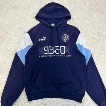 레어 PUMA 푸마 맨체스터 시티 후드티 후드 맨투맨 M