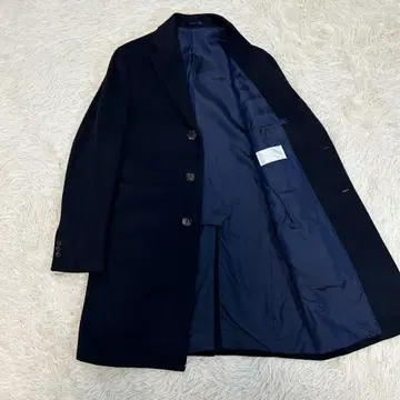 새상품급 EDIFICE 에디피스 체스터 코트 퓨어 캐시미어 S