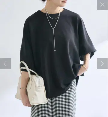 리브 드와 [편안함 깔끔] 종이 판초 풀오버 블랙