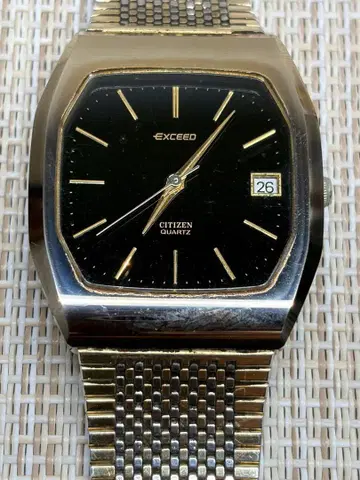 CITIZEN EXCEED 쿼츠 4-796209 손목시계