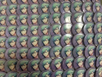 우타프리 글리터 스타 캔뱃지 미카제 아이 80개