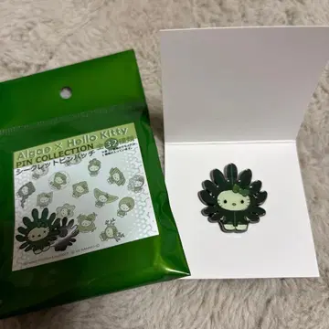 만박 일본관 해초 키티 시크릿 핀 배지 와카메