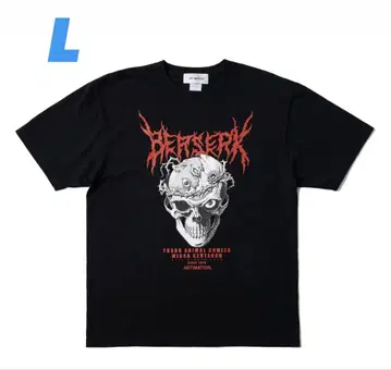 베르세르크 x ARTIMATION 베헤리트 스컬 Tee L 사이즈