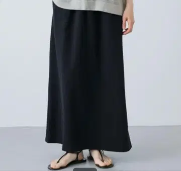 카구레 블랙 롱 스커트