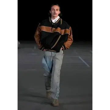 Y/PROJECT DOUBLE STRIPE BOMBER