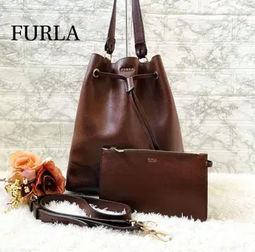 새상품급 FURLA 브라운 숄더백