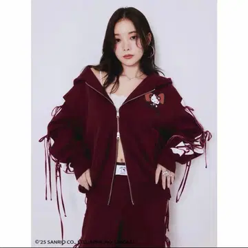 셋업 키티 버건디