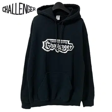 CHALLENGER/챌린저 풀오버 후드티 M 블랙 c035
