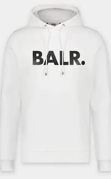 [ 미사용 새상품 ] BALR. 보라 후드티 화이트 S