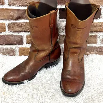 고품질 치페와 페코스 부츠 8D 브라운 26.5