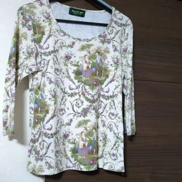 BARAKURA 꽃무늬 반소매 T셔츠