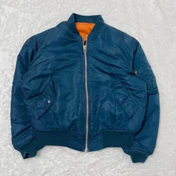 한국제 Alpha 구형 택 80s MA-1 IDEAL 네이비 L