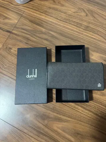 던힐 dunhill 블랙 가죽 장지갑
