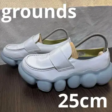 grounds JEWELRY LOAFER white 25cm