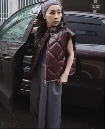 Ameri SYNTHETIC LEATHER QUILTING VEST