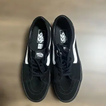 새상품 미사용 VANS SK8 LOW 27cm 블랙 스웨이드