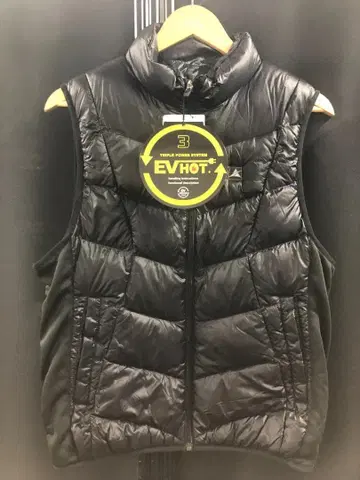 새상품 EVHOT+ 블랙 충전솜 베스트