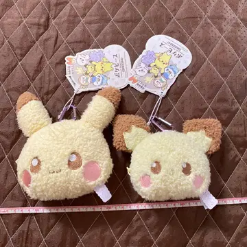 포켓피스 포켓몬 피카츄 피츄 복슬복슬 봉제 인형 파우치