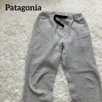 Patagonia 그레이 조거 팬츠 플리스 소재