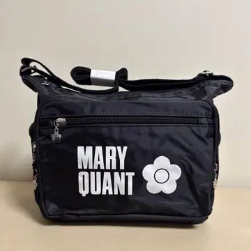 MARY QUANT 블랙 데이지 숄더백