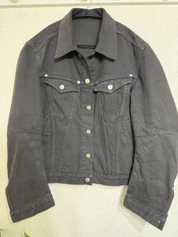 NVRFRGT 3D TRUCKER JACKET SIZE2 다크 그레이