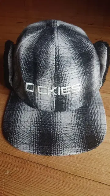 DICKIES 귀도리 포함 워크캡 블랙 그레이