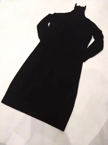 가을/겨울 한정 판매 Theory 띠어리 블랙 니트 원피스 캐시미어 S