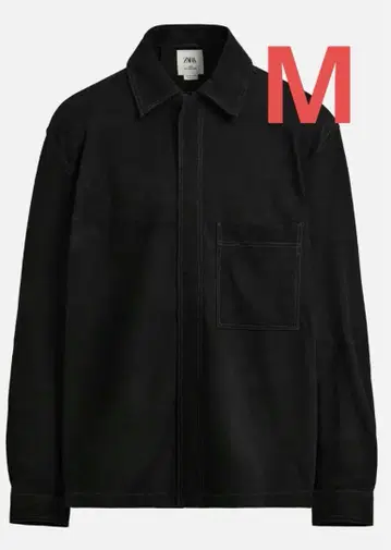 ZARA 스웨이드 오버 셔츠