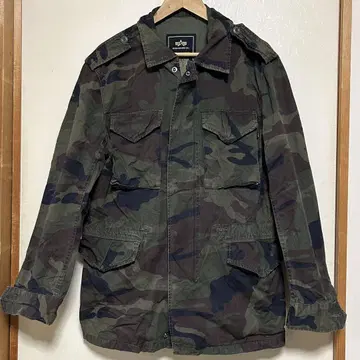 Alpha Industries 알파 카모  밀리터리 자켓 M