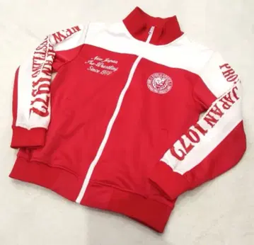 가을/겨울 한정 판매 신일본 프로레슬링 빨흰 저지 M