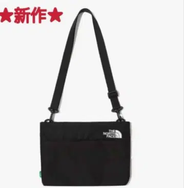 The North Face 슬림 크로스 숄더백 블랙