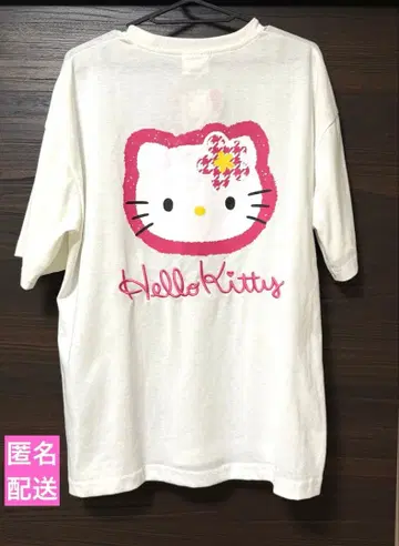 헬로키티 50th 카오하나 티셔츠 M~L 택 포함 미사용품