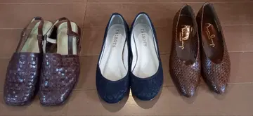 브라운 로퍼 신발 세트 23.5cm 3켤레