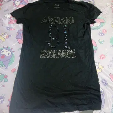 Armani Exchange 블랙 T셔츠 S