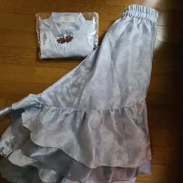 jouetie 쥬에티 도킹 프릴 차이나 블라우스 & 스커트