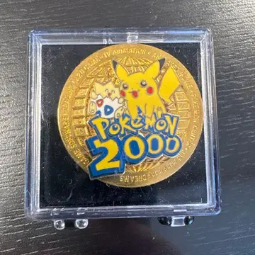 포켓몬 2000 피카츄 골드 메달 케이스 포함