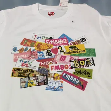 UNIQLO FM802 그래픽 T셔츠 M