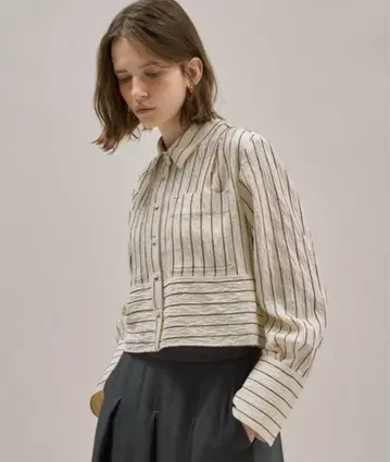 더블 포켓 레이온 숏 셔츠
